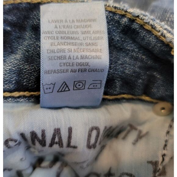 Aeropostale Womens Jeans Size 0 Kylie Boyfriend Distressed‎ Relaxed Fit Denim - Picture 8 of 11